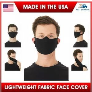 BELLA CANVAS CLOTH FACE MASK MADE IN USA pack of 6